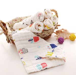 8 couches 100% coton biologique Bandana bavoirs doux et absorbant Triangle pour garçons et filles Écharpe carrée et mouchoirs - Product Image 3