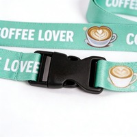 CH Wholesale Sublimation Printing Polyester Lanyards With Logo Custom Certification Keychain OEM ODM ECO Promotion Event Gifts