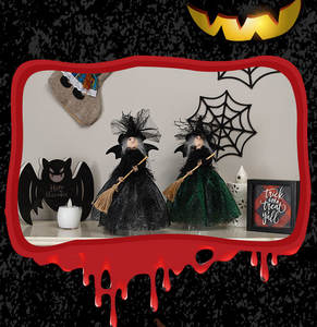 Poupée de Sorcière Papillon Citrouille d'Halloween, Décoration de Maison en Peluche, Ornements pour Fête d'Halloween en Tissu, Vente à Chaud - Product Image 6