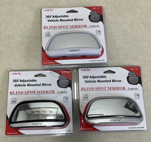 Argento a caldo Universale Classic Ampio Angolo di Vialetto Veicolo Ausiliario Al di Fuori di Vetro Panoramica <span class=keywords><strong>Retrovisore</strong></span> Blind Spot Auto <span class=keywords><strong>Specchietto</strong></span> Laterale - Product Image 6