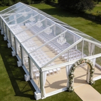 Tente de réception de mariage, grande tente à structure en aluminium, tente pour événements, tente imperméable