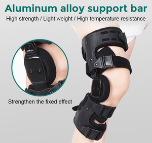 Protection orthopédique de la rotule de l'articulation de la jambe Support de genouillère articulé ROM à angle réglable - Product Image 5