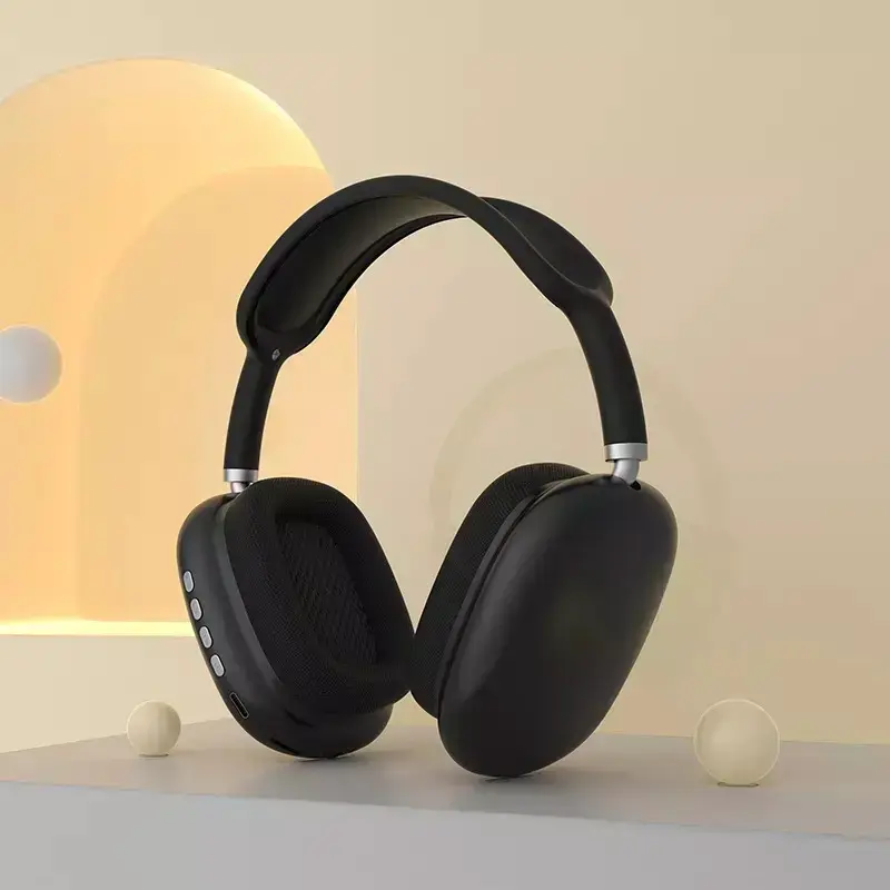 P9 Tws kablosuz kulaklıklar aşırı kulak Stereo Hi-fi kulaklık bas mikrofon gürültü iptal oyun spor kulaklık
