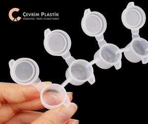 Envases de Plástico PP Vacíos de Alta Calidad de 4 ml para Pintura, Mini Contenedores Transparentes con Tapas para Proyectos de Arte, Manualidades y Bricolaje - Product Image 4