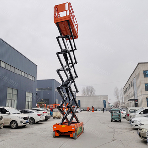 Piattaforma Elevatrice a Forbice Elettrica Semovente con Altezza di Sollevamento Automatica - Product Image 6