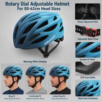 Casque demi-intégral léger et respirant moulé en une seule pièce, directement de l'usine, casque PCEPS pour adultes, casque de vélo de montagne