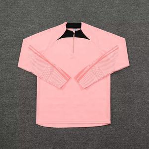 Setelan Olahraga Sepak Bola Baru yang Dapat Disesuaikan, Bernapas, untuk Latihan Sepak Bola, Grosir, Jaket Sepak Bola Poliester dengan Ritsleting yang Dapat Disesuaikan - Product Image 3