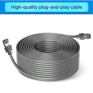 Câble de communication extérieur haute vitesse 10M gris étanche pour Starlink Gen 3, adaptateur 24AWG 26AWG compatible avec les normes STARGEAR - Product Image 1
