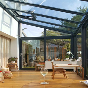 Porche extérieur Boîtier <span class=keywords><strong>Kit</strong></span> Sur Mesure Verre Carrelage Véranda <span class=keywords><strong>en</strong></span> aluminium conservatoire - Product Image 5
