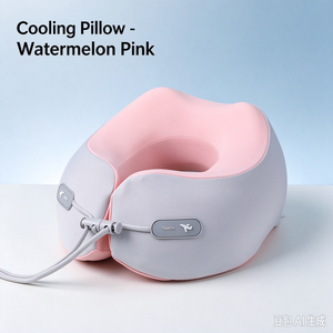 Almohada de Viaje Ligera en Forma de U, Cojín de Espuma Viscoelástica Portátil para Reposacabezas, para Avión, Auto y Oficina - Product Image 6