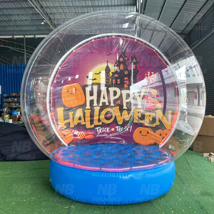 Decoraciones de Halloween, Globo de Nieve Inflable, Casa Pequeña Tipo Burbuja, Carpa Burbuja con Fotos de Fondo Personalizadas, Carpa Burbuja Inflable de PVC - Product Image 5