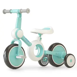 2022最新ベビースモールバランスバイク自転車子供用可変三輪車子供子供幼児1-2歳の女の子男の子乗馬おもちゃ