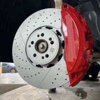 Ensemble d'étriers de frein à disque avant 6 pistons et arrière 1 piston, compatible avec Mercedes AMG G500 G550 GLS GLE350 X167 W167 W463 W464 benz G63 G53
