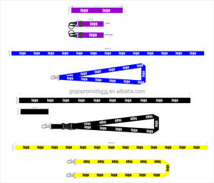 Vente en gros VIP Event backstage pass lanière personnalisée Print name stand lanière active - Product Image 4