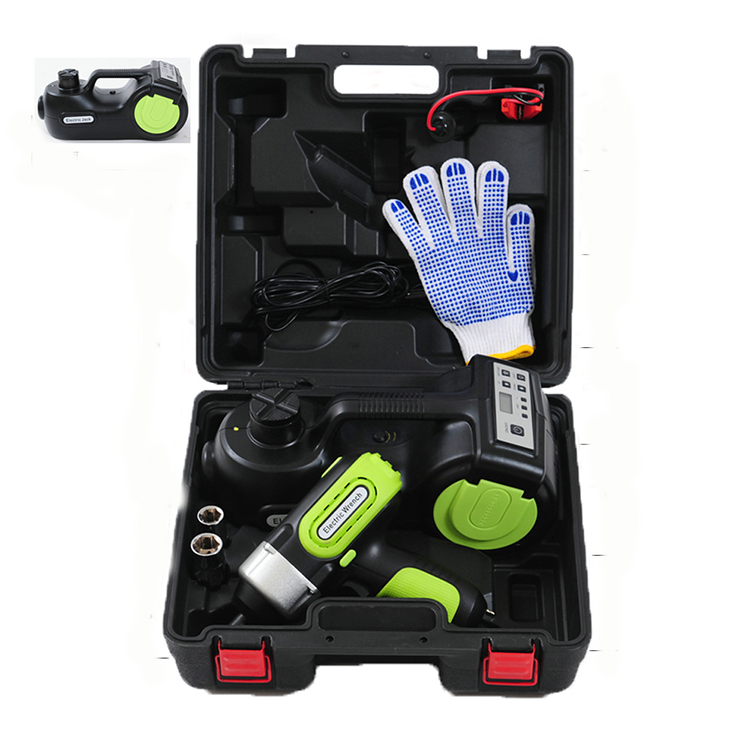 3 в 1 5 т Электрический гидравлический автомобильный домкрат с ударным ключом 12 в автомобильный Напольный домкрат набор инструментов для ремонта дороги