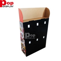 Bas quantité minimale de commande Chaussettes Comptoir Affichage Gants Carton Présentoir Crochet Papier Supports