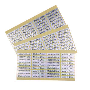 Etiquetas Adhesivas de PET Ecológicas y Escribibles al por Mayor, con Diseño de Dragón Plateado 'HECHO EN CHINA', Marca <span class=keywords><strong>Camino</strong></span>. En Stock - Product Image 1