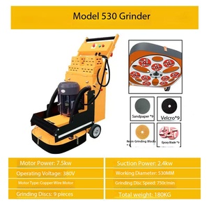 <span class=keywords><strong>เครื่อง</strong></span><span class=keywords><strong>ขัด</strong></span>และเจียรพื้นกระเบื้องคอนกรีตเรซิ่นอีพ็อกซี่ ใช้มอเตอร์ 220V/380V กำลังไฟ 7.5kW ค่าบำรุงรักษาต่ำ - Product Image 5