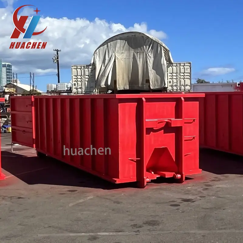 Bester Preis Industrie-Recycling-Abfallbehälter im Außenbereich Lkw-Abfallcontainer Rollen auf Rollen aus Sprungdosen
