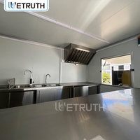 Wetruth Food Truck Personnalisé Entièrement Équipé, Cuisine Extérieure, Scooter BBQ, Chariot de Café et Pâtisserie, Remorque Alimentaire