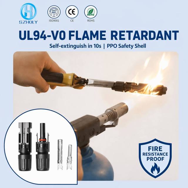 Hot Sale MC Four IP67 Solar Connector Male and Female Cables Mount Solar Pv Connector