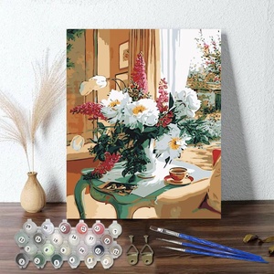 Venta al por Mayor de Kits de Pintura por Números XIXI Personalizados, Pintura al Óleo sobre Lienzo Hecha a Mano para Adultos - Product Image 3