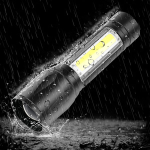 Xách tay COB + XPE USB sạc <span class=keywords><strong>LED</strong></span> <span class=keywords><strong>Torch</strong></span> mini 3 chế độ chiếu sáng đèn pin cho cắm trại ngoài trời mini <span class=keywords><strong>Led</strong></span> đèn pin - Product Image 5