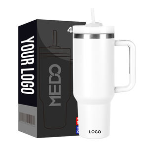 แก้วน้ำเก็บความร้อนแบบมีหูจับ สแตนเลสสองชั้น ขนาด 40 ออนซ์ สำหรับเดินทาง พิมพ์โลโก้ได้ตามสั่ง ขายส่งสำหรับบ้านและสำนักงาน - Product Image 4