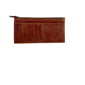 Porte-monnaie long en cuir tanné végétal Nume du Japon, avec sangle fine détachable, doublure en polyester, unisexe, taille mini - Product Image 1