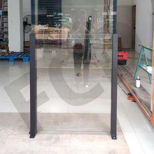 Barandillas <span class=keywords><strong>de</strong></span> <span class=keywords><strong>Vidrio</strong></span> Elevables <span class=keywords><strong>para</strong></span> Balcón Exterior, Marco <span class=keywords><strong>de</strong></span> Acero Inoxidable, Resistentes a la Intemperie y Retráctiles - Product Image 4