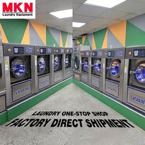 MKN nhà máy giặt chuyên nghiệp máy giặt thương mại máy giặt mã QR máy giặt xếp chồng lên nhau máy giặt và máy sấy - Product Image 4