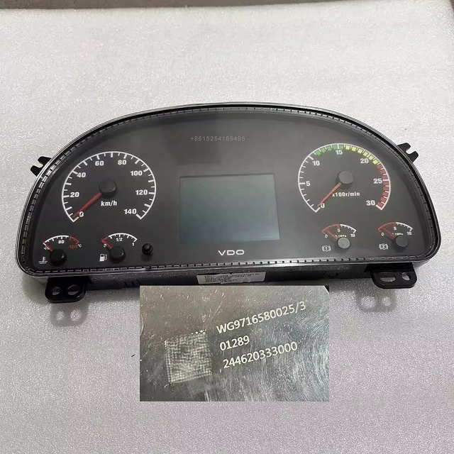 China Truck Parts-Combined Instrument Assembly Dash Board WG9716580025 Combination Instrument Used for Sinotruk Howo Truck