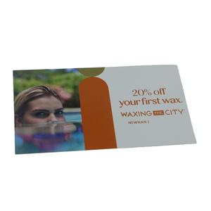 Cartes de visite personnalisées en or 300 g/m² 150x100 mm avec estampage à chaud pour bijoux, voitures, jouets, école, travail, entreprise - Product Image 2