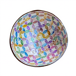 Nouveau design, bol décoratif minimaliste en nacre incrustée de coquillages du Vietnam, écologique, non toxique, artisanat fait main, vente en gros - Product Image 1