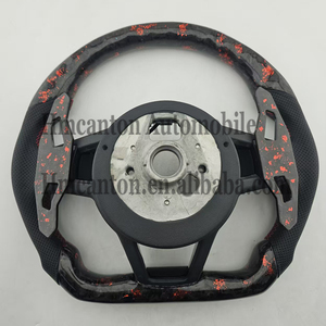 Hot Products Forged Carbon Fiber Perforated Leather <b>for</b> Audi Models A3 A4 A4L A5 A7L A8 Q5 Q7 B9 A6 R8 <b>Steering</b> <b>Wheel</b> - Product Image 4