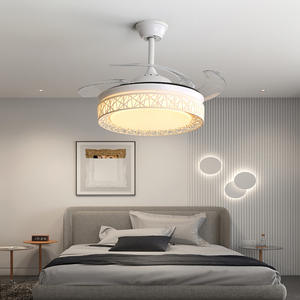Nordic Fan Light, <strong>Birds</strong> <strong>Nest</strong> Household Ceiling with - Intelligent Variable Frequency Simple Led Ing Fixtures - Product Image 3