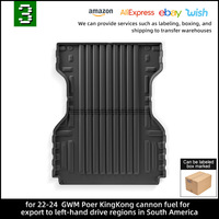 Tapis de coffre de voiture imperméable et antidérapant résistant à l'usure TPE Stockage de voiture TPE Pickup Truck Mat Cushion for Great Wall POER Cannon