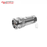 Conectores macho Twinaxial y Triaxial de fábrica, soldadura macho TNC para cable RF coaxial RG316 de fábrica, a escala 1, 2, 1, 2, 1, 2, 2