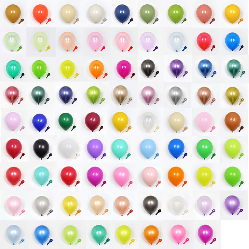 Wholesale Party Balloons Decorative 5 7 9 10 12 18 Inch White Red Black Blue Latex Balons Balloon