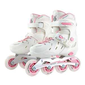 Chaussures de patins <span class=keywords><strong>à</strong></span> roues alignées de haute qualité pour adultes adolescents ou enfants patins <span class=keywords><strong>à</strong></span> roues en PU clignotants - Product Image 2