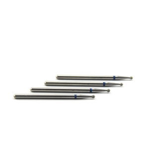 MD18 (ISO 806 104 001 524 018) HP Shank 1.8 millimetri di alta qualità a forma di palla laboratorio dentale fresa diamantata frese forniture - Product Image 2