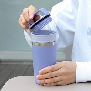 Tazza da Caffè per Auto Isolata/Refrigerata in Acciaio Inox 304 con Manico e Display della Temperatura, Ecologica, Novità 2025 - Product Image 5