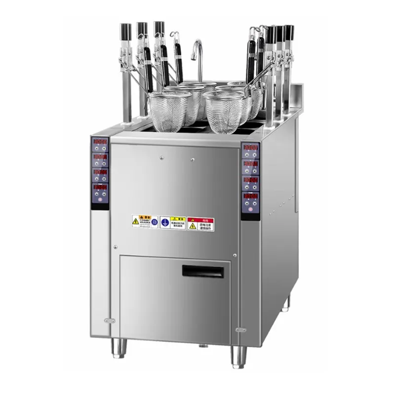 Automatische Lift Up Pasta Boiler Noodle Cooker Kookstation Restaurant
