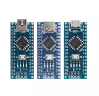 Placa de Desarrollo de Microcontrolador Nano V3.0, Versión Mejorada CH340 con Atmega328P y Salida USB
