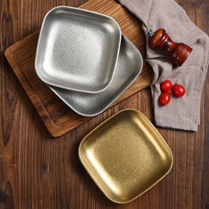 304 Stainless Steel Square Plate Multiple Sizes Durable For Commercial Use - Product Image 2