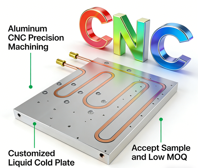 GPU Water Cooled Block Thermal Storage System Metal Machining Water Liquid Cold Aluminum Cooling Plate