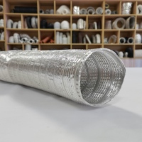 Vente directe fabricant : Conduit flexible industriel semi-rigide en aluminium de 200 mm, personnalisé, mural, pour gymnases, hôpitaux et salles.