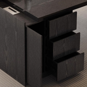 Bắc Âu hiện đại sang trọng bàn viết hot-bán đá cẩm thạch với rắn gỗ Acrylic chân CEO văn phòng phù hợp văn phòng máy tính bàn - Product Image 5