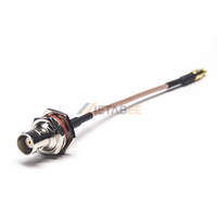 Câble BNC mâle vers MCX mâle RG179 75 Ohm, assemblage coaxial RF, raccord vidéo HD pour équipement de diffusion et médical