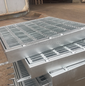 Rejilla de Acero Inoxidable Galvanizado de Alta Resistencia de Singapur con Apertura de Bisagra para Cubrir Canales de Drenaje Exteriores - Product Image 2